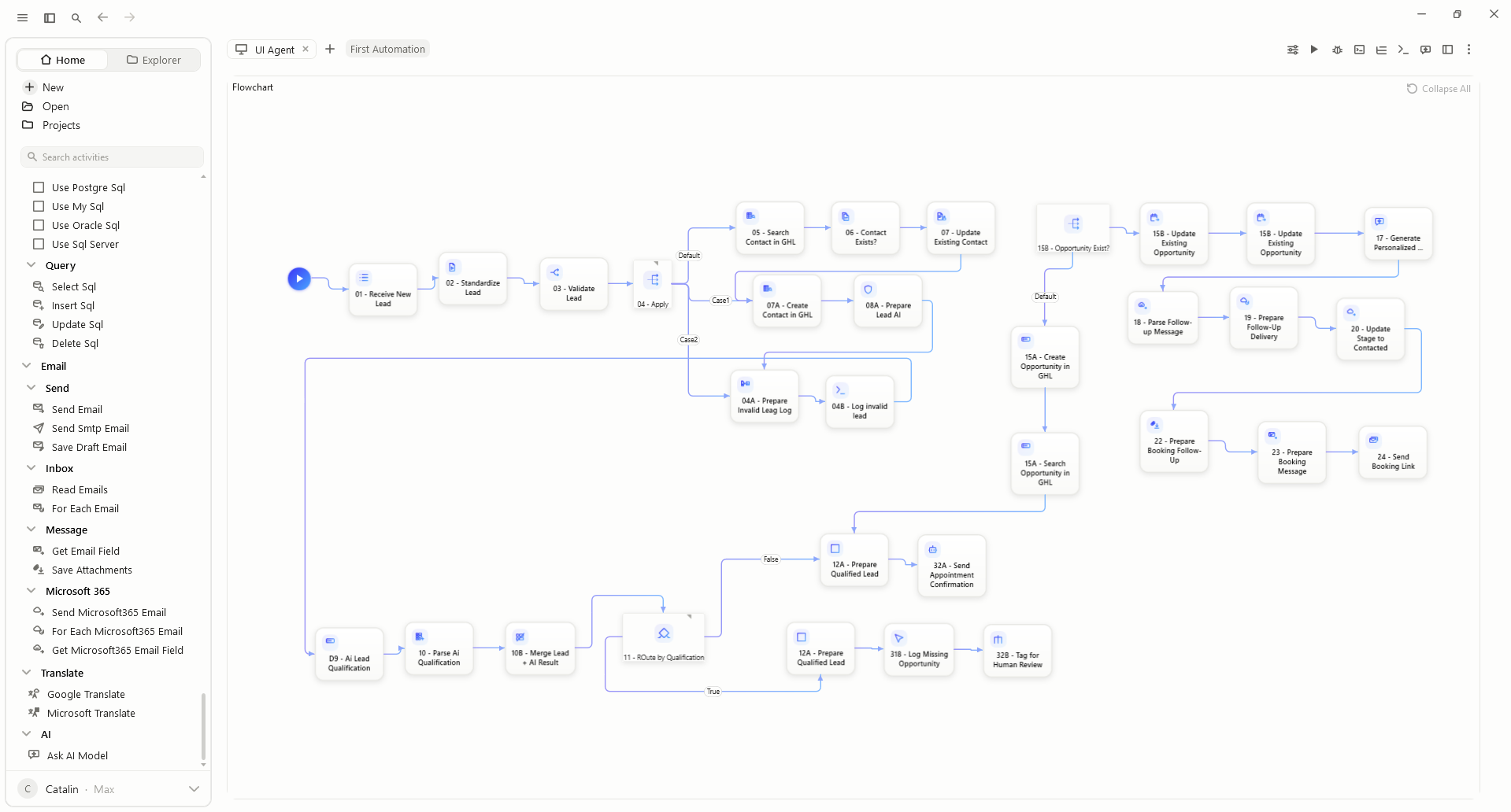 Memesis Studio — the automation workflow designer